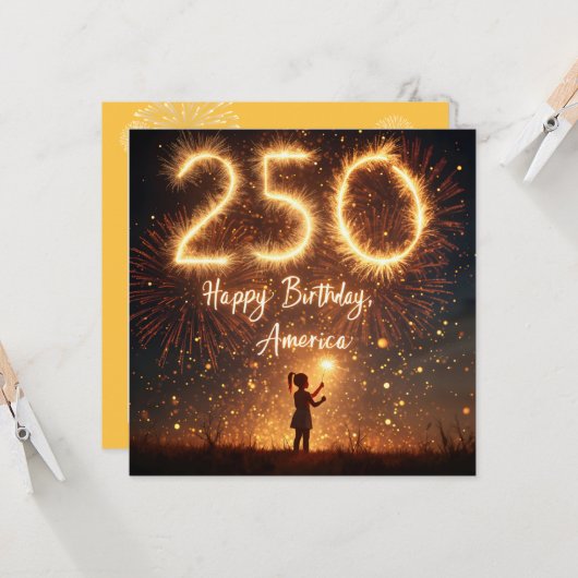 Invitation Le barbecue pour le 250e anniversaire de l'Amériqu (Devant/Arrière en situation)