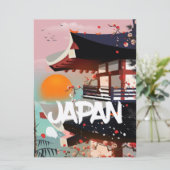 Invitation Le bâtiment du Japon met à l'affiche (Debout devant)