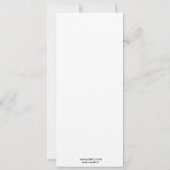 Invitation Le beau Cancer de la vie 311 libèrent la partie (Dos)