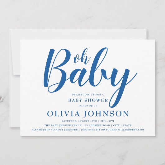 Invitation Le Bébé (Devant)