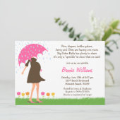 Invitation Le bébé arrosent l'invitation de douche pour le (Debout devant)