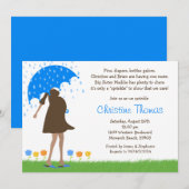 Invitation Le bébé arrosent l'invitation de douche pour le (Devant / Derrière)