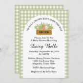 Invitation Le Bébé Cultivé Localement Est Sur Le Chemin Du Ba (Devant / Derrière)