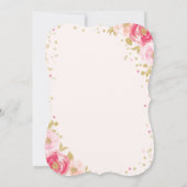 Invitation Le bébé de Valentine d'invitation de baby shower (Dos)