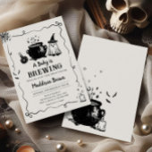 Invitation Le bébé d'Halloween brasse le Baby shower