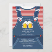 Invitation Le BÉBÉ MACULÉ BRASSE L'Invitation Baby shower (Devant)