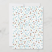 Invitation Le beignet d'invitation de baby shower de beignet (Dos)