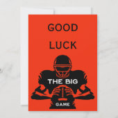 Invitation Le Big Game Football House Party (Dos)