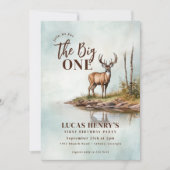 Invitation Le Big ONE Deer première chasse 1er anniversaire (Devant)