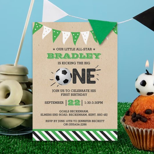Invitation Le Big One | Football 1er anniversaire