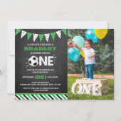 Invitation Le Big One | Football 1er anniversaire photo (Devant)