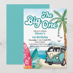 Invitation Le Big One Surfing 1er anniversaire