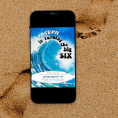 Invitation Le Big Six Ocean Surfing 6e anniversaire
