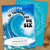 Invitation Le Big Six Ocean Surfing 6e anniversaire