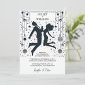 Invitation Le bizarre Funky Unique Humour Mème Drôle Mariage (Debout devant)