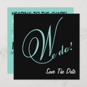 Invitation Le bon couple que nous faisons enregistrer les ann (Devant / Derrière)