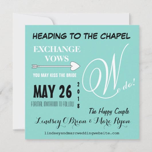 Invitation Le bon couple que nous faisons enregistrer les ann (Dos)