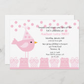 Invitation Le bonbon traite l'invitation d'anniversaire de (Devant / Derrière)