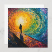 Invitation Le bord de la dimension (Devant / Derrière)