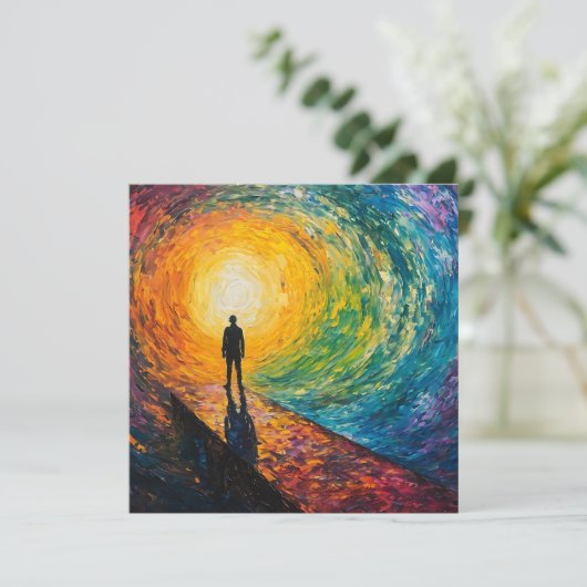 Invitation Le bord de la dimension (Debout devant)