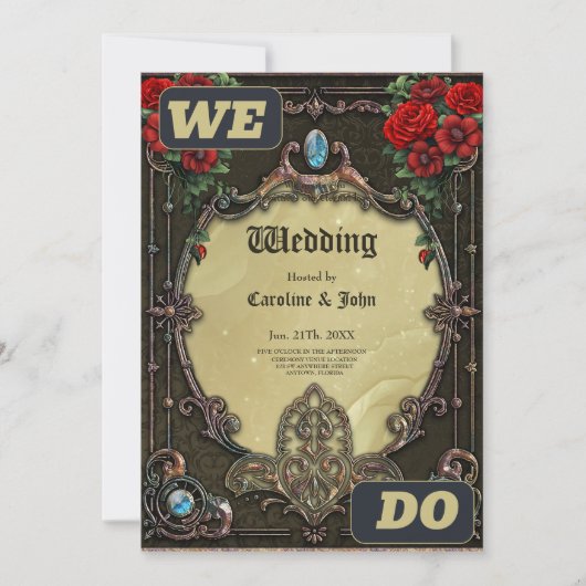 Invitation Le cadre est cossu (Devant)