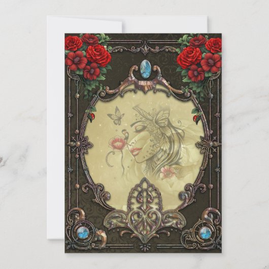 Invitation Le cadre est cossu (Dos)