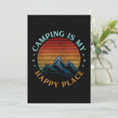 INVITATION LE CAMPING EST MON ENDROIT HEUREUX (Debout devant)