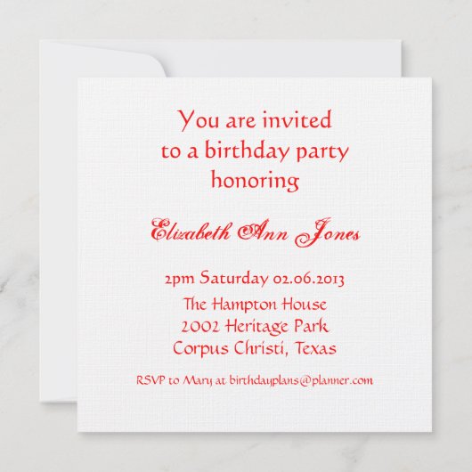 Invitation Le caniche blanc sur scooter (Dos)