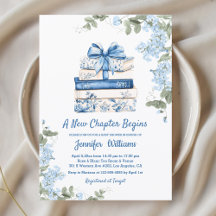 le chapitre commence, livres à ruban bleu floral b