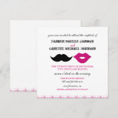 INVITATION LE CHAPLIN - FUCSHIA (Devant / Derrière)