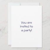 Invitation le château des VOS NOM (Dos)