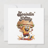 Invitation Le Cheeseburger qui court (Devant)