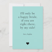 Invitation Le Chic Minimal Serez-Vous Ma Proposition D'Épouse (Dos)