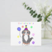 Invitation Le chien de montagne de Bernese célèbrent (Debout devant)