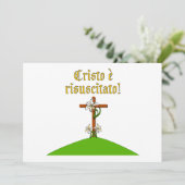 Invitation Le Christ est ressuscité (Debout devant)