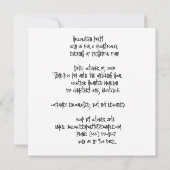 Invitation Le cimetière hanté : La fosse de l'éternité (Dos)