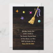 Invitation Le Citation d'Halloween de Candy Funny (Dos)