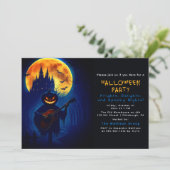 Invitation Le Citrouille chantant d'Halloween (Debout devant)