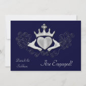 Invitation Le Claddagh (Argent) (Devant)