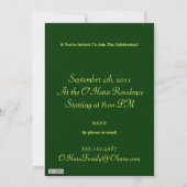 Invitation Le Claddagh (Or) (Dos)