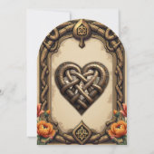 Invitation Le coeur des dieux anciens : (Dos)