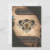 Invitation Le coeur du steampunk (Dos)