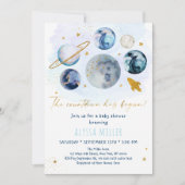 Invitation Le compte à rebours Blue Gold Space a commencé le  (Devant)