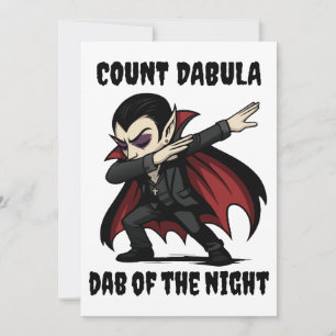 Invitation Le comte Dabula fait des dabs à travers la nuit