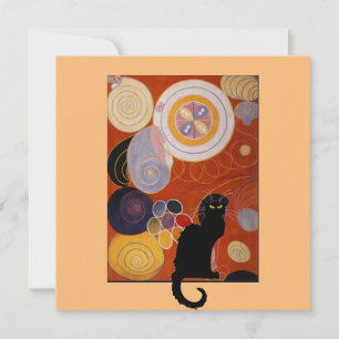 Invitation Le Conversation Noir et Hilma ap Klint,