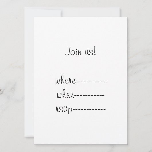 Invitation Le Conversation Noir Saint Valentin (Dos)