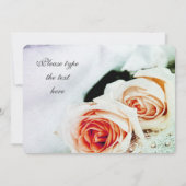 Invitation Le corail s'est levé - vous serez ma demoiselle (Dos)