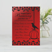 Invitation Le Corbeau et la cage (Debout devant)