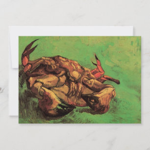 Invitation Le crabe sur son dos par Vincent van Gogh