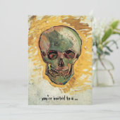 Invitation Le crâne de la vie morte par Vincent van Gogh (Debout devant)